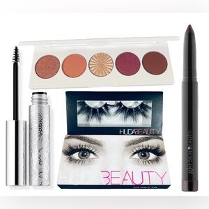 Clinique + Huda Beauty + OFRA + Glo Minerals Eye Makeup Bundle 4 pcs NIB $101